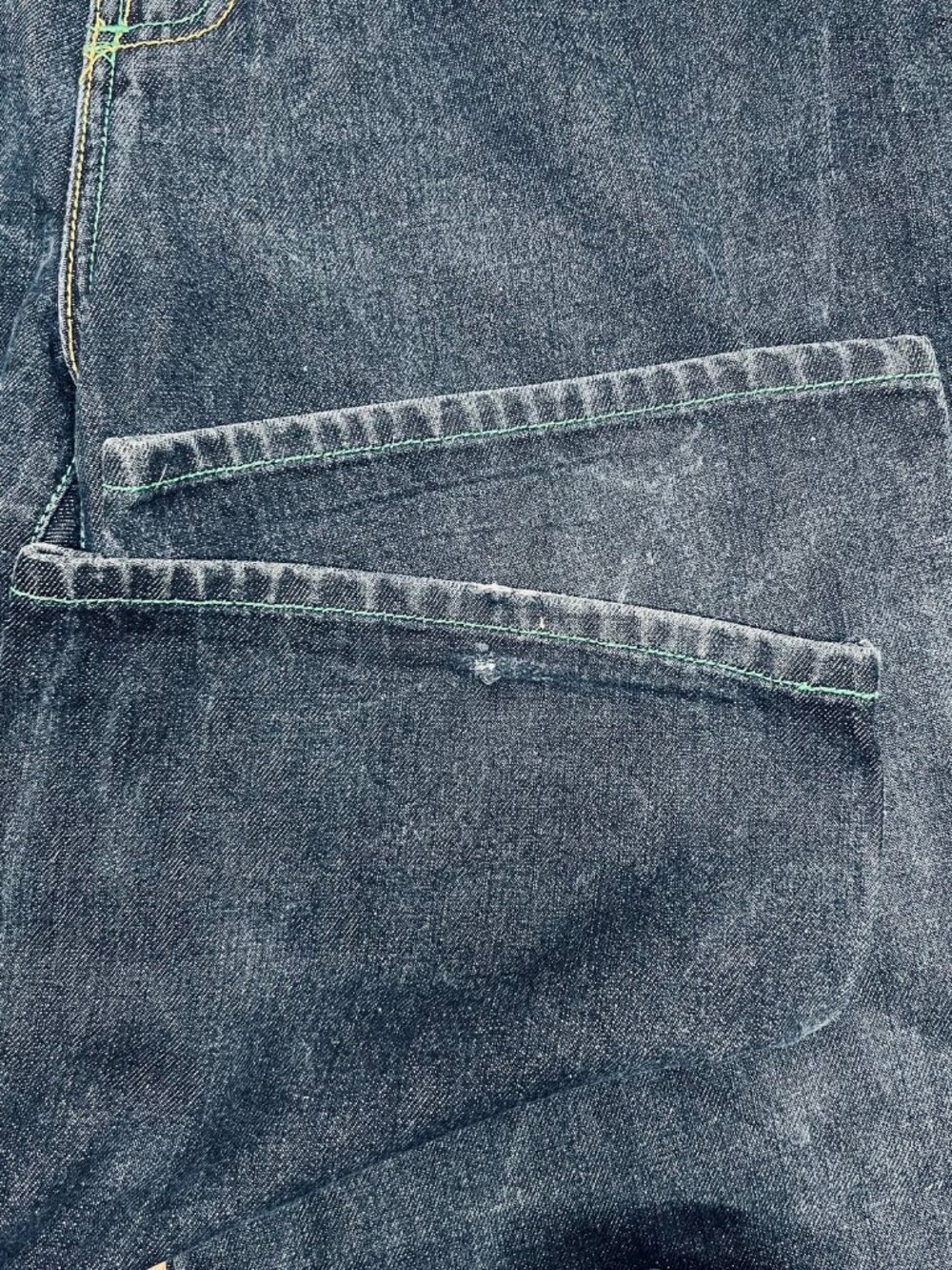 RARE!  Embroidered Love Heart RG Lifted Research Group Mens  Indigo Denim 36"x30 - Picture 14 of 16